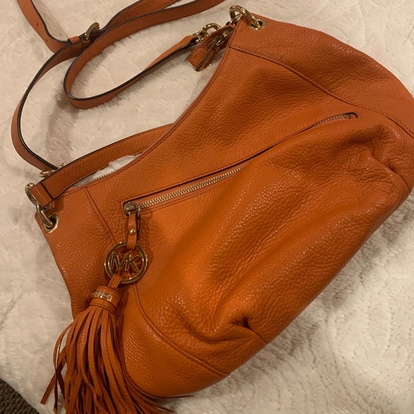 Michael Kors Midsize Orange Bag - Picture 2 of 3